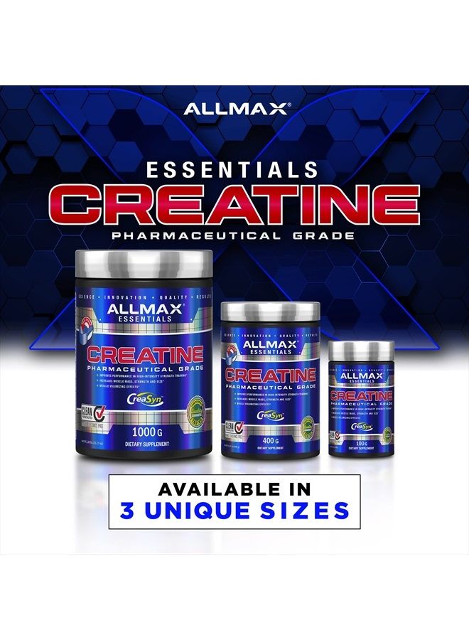AllMax Nutrition Creatine Monohydrate, Micronized Creatine Powder for Strength and Muscle Recovery, Gluten Free & Fast Absorbing, 1000g… - Image 5