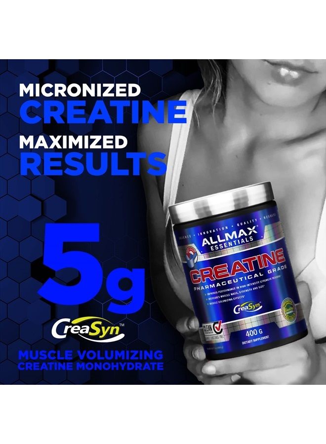 AllMax Nutrition Creatine Monohydrate, Micronized Creatine Powder for Strength and Muscle Recovery, Gluten Free & Fast Absorbing, 1000g… - Image 3