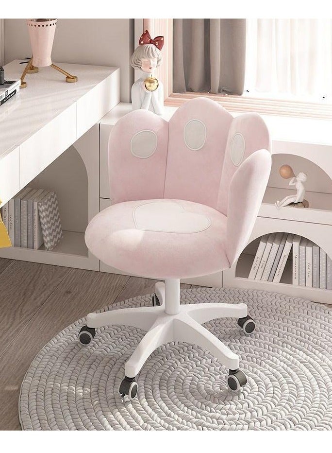 Tanwer Computer chair, female bedroom, student dormitory desk, study chair, writing chair, comfortable sitting chair, backrest, makeup swivel chair - Image 2