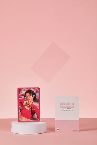 Mandu Deco Kpop Photocard Sleeves Clear Polypropylene Card Protector for Albums Photocards, PVC Free and Acid Free, 100 Sleeves per Pack (61x91mm for Double sleeving) - Image 3