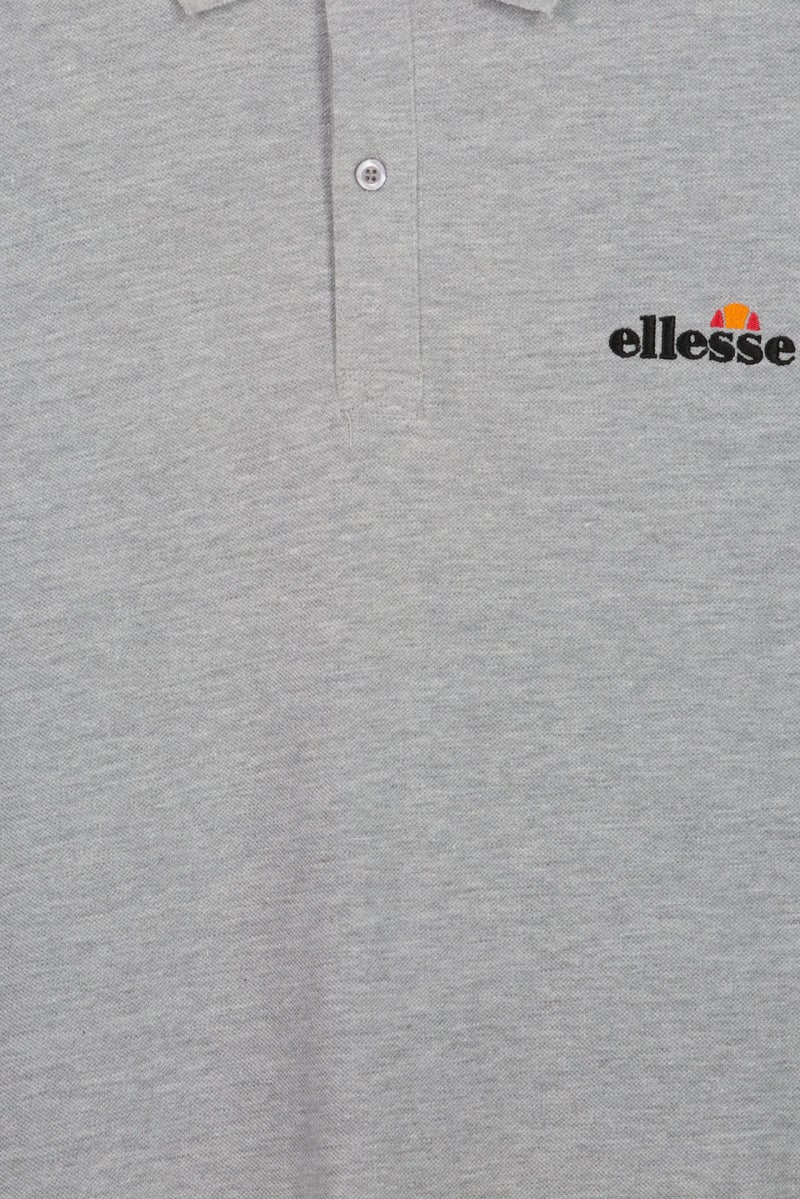 Ellesse Men Regular Fit Solid Short Sleeve Polo Shirt, Grey - Image 5