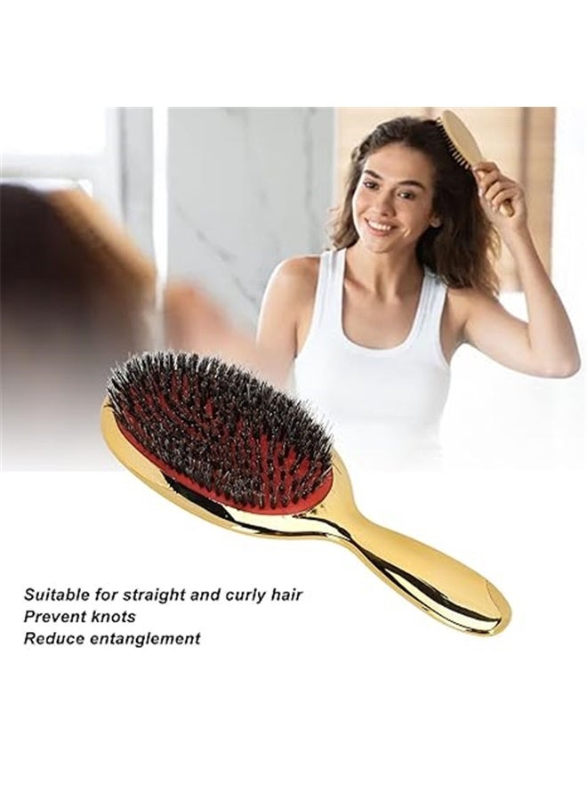 إسكدنيا فرشاة شعر مضادة للهواء ， فرشاة تدليك وسادة الهواء نساء فرشاة الشعر لفرشاة الشعر مجعد مستقيم الشعر تصفيف الشعر (الذهب) - Image 4