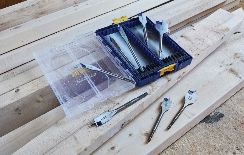 Irwin Tools IRWIN Speedbor Max Drill Bit Set, 8-Piece (IWAX128PC) - Image 5