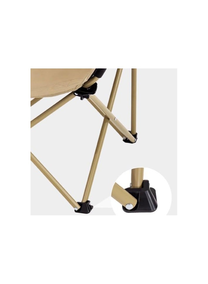 MOMENT 1 PACK Portable Folding Beach Chair Multi-Purpose Camping Chair for Adult, Lightweight Patio Lawn Quad Chair for Outdoor Travel Picnic Hiking Supports110kgs Load With Carry Bag [Random Color] - Image 5