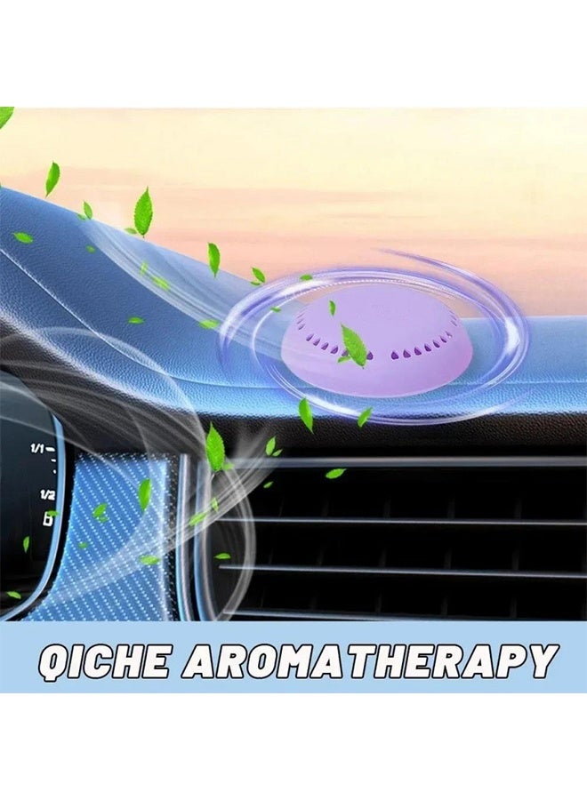 جي أس 10 جهاز كمبيوتر شخصي لافندر معطر الهواء منعشة أقراص - إزالة الرائحة للمنزل، السيارة، الحمام - العلاج بالعطور دائمة إزالة الرائحة - مضغوطة الصلبة إزالة الرائحة مع قشرة إضافية - Image 2