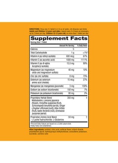 Airborne Airborne 1000mg Vitamin C with Zinc Effervescent Tablets, Immune Support Supplement with Powerful Antioxidants Vitamins A C & E - 36 Fizzy Drink Tablets, Very Berry Flavor  - Image 3