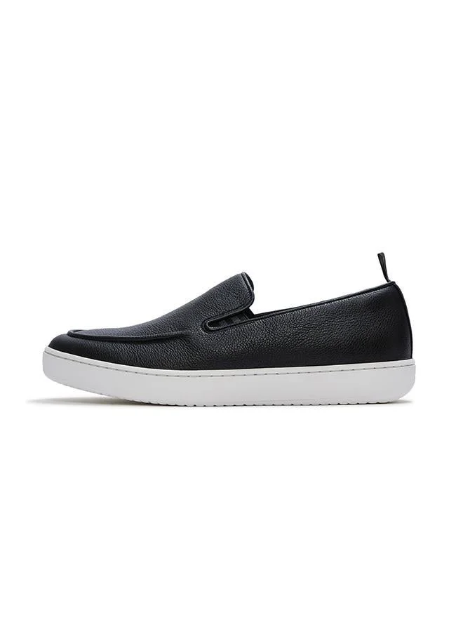 فيت فلوب CRAFT-Q MENS TUMBLED-LEATHER MOC LOAFERS