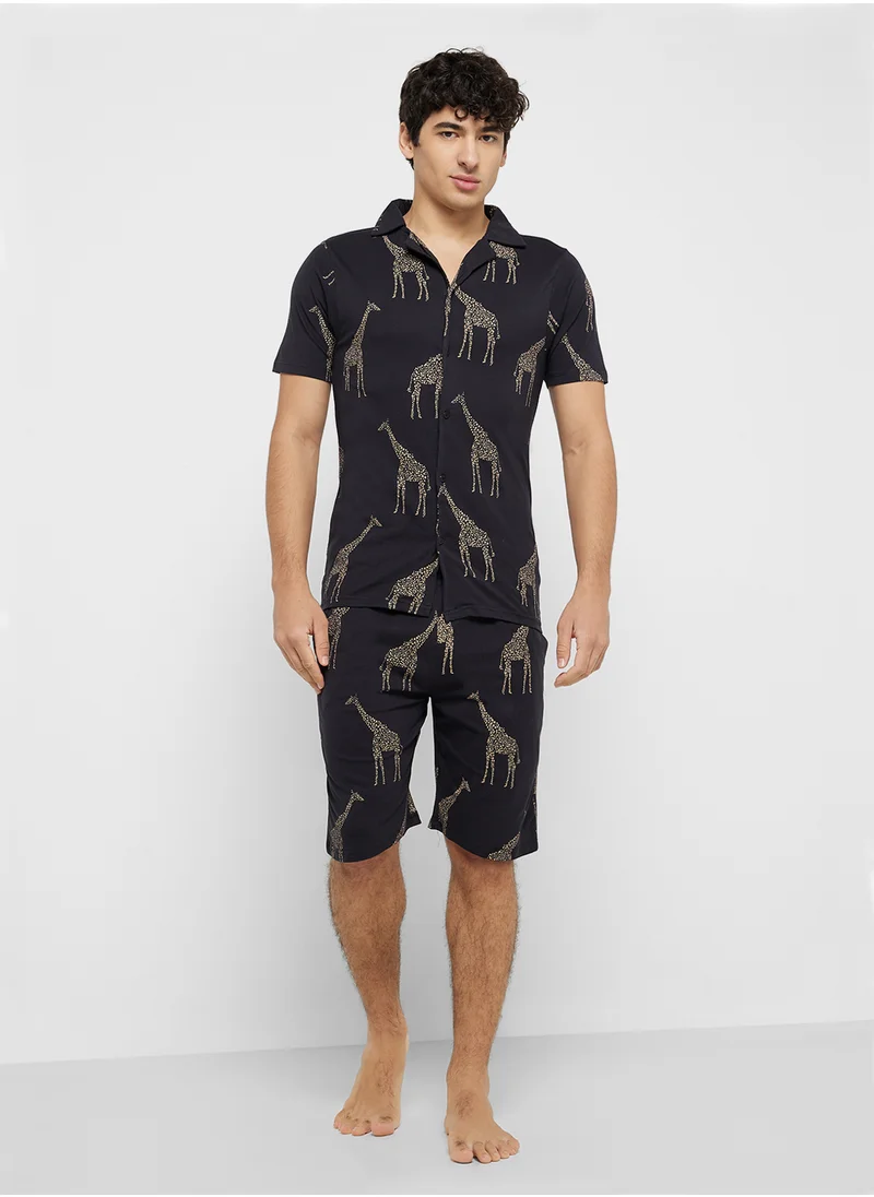 Seventy Five All Over Prints Shorts