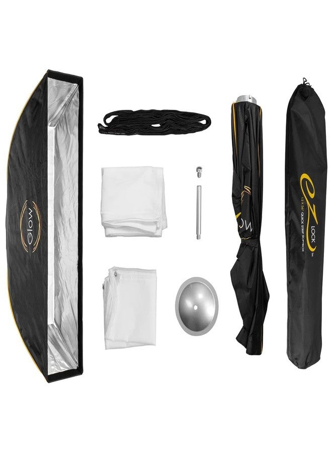 Glow EZ Lock 12x56 Quick Strip Softbox with Bowens Mount - Image 1