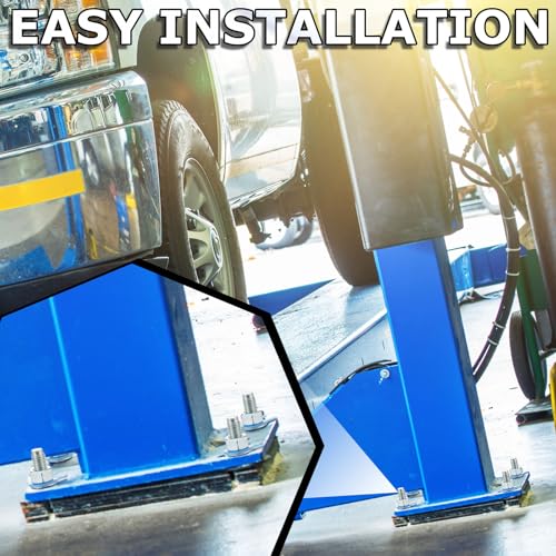 Datanly 46 Pcs Lift Install Kit Car Lift Installation Install Kit Including 3/4" x 5. 5" Wedge Anchor Bolts, and 1/4" 1/8" 1/16" Leveling Shim for 2 Post Lifts - Image 4