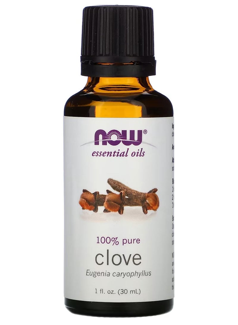 ناو الزيوت الأساسية من ناو فودز القرنفل 1 أونصة سائلة 30 مل
