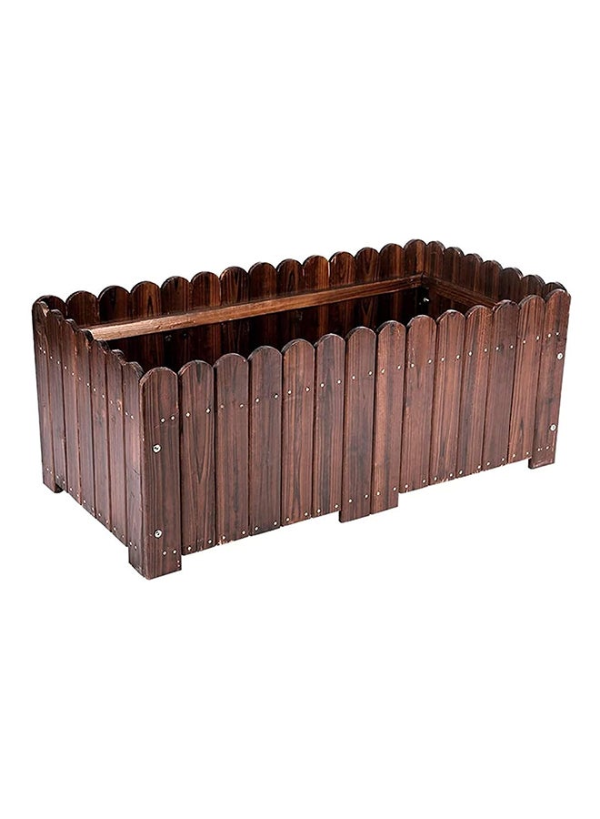 HOME TASTE Hometaste Wooden Flower Pot For Indoor And Outdoor Gardens - Stylish Planter For Flowers, Herbs, And Small Trees - Durable And Chic Garden Decor - Ideal For Both Indoor And Outdoor Spaces (Small)  - Image 1