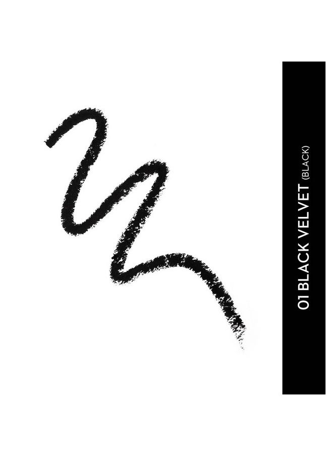 SUGAR Cosmetics قلم كحل Twist And Shout Fadeproof Kajal 01 Black Velvet (قلم كحل أسود) بتركيبة تدوم حتى 10 ساعات  - Image 2