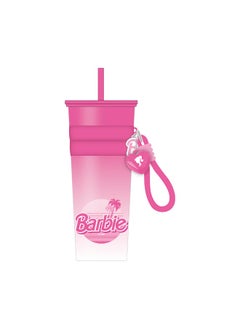 Miniso Barbie Collection Stainless Steel Tumber with Pendant and Straw 800mL(A) 