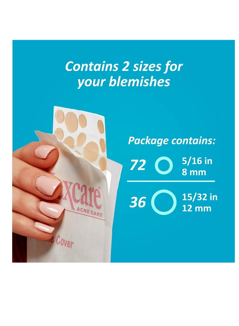 Nexcare Nexcare acne cover skin cover absorbs pus and oil from clogged pores suitable skincare for most skin types 108 acne covers  - Image 3