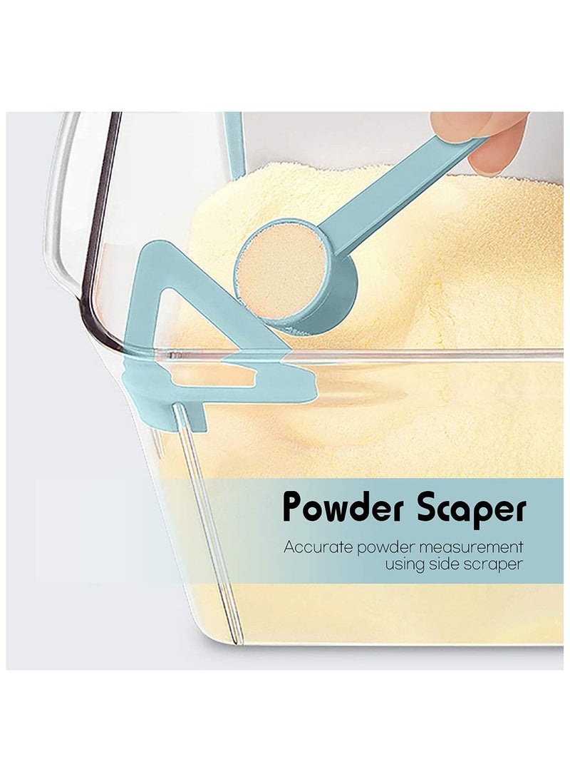 Generic - Formula Container for Baby, Formula Dispenser with Scraper and Scoop, One Button Handy 2300ml Milk Powder Container, BPA-Free Airtight Formula Storage Containers 1000g Large Capacity Transparent - Image 1