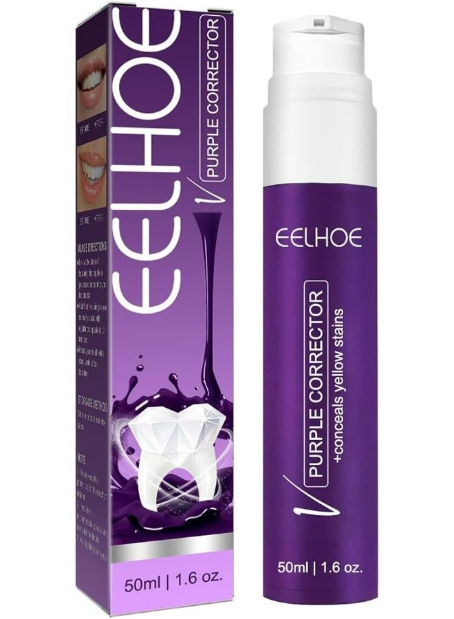 EELHOE Whitening Toothpaste Stain Removal Whitening Toothpaste Stain Remover Oral Hygiene Care 50 ML - Image 1