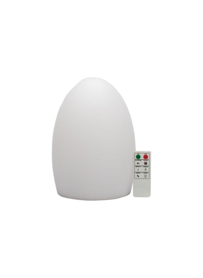 erorex Rechargeable Decorative LED Egg Design Stand Lamp with Remote Multicolor 