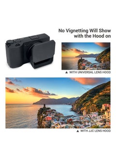 JJC Metal Lens Hood for Ricoh GR IIIx GR IIIx HDF GR3x GR3x HDF Digital Camera, Bayonet Lens Shade with Hood Cap for Better Protection  - Image 3