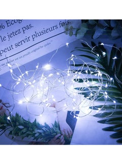 Generic 12 Pack Led Fairy Lights Battery Operated String Lights Waterproof Silver Wire 7 Feet 20 Led Firefly Starry Moon Lights for DIY Wedding Party Bedroom Patio  - Image 4