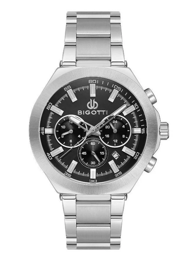 BIGOTTI Bigotti - Raffinato Men Watch | Stainless SteelBrass Case | Analog | Round Dial | Mineral Glass | Japanese Quartz | Water Resistant 50 Meters