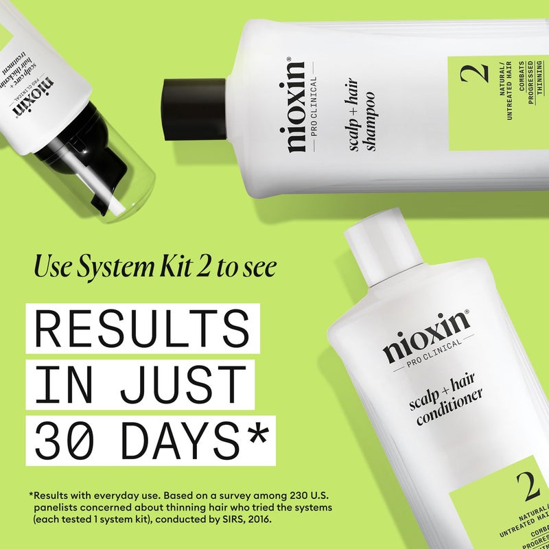 Nioxin Scalp + Hair Thickening System 2 Conditioner| For Natural or Untreated Hair with Progressed Thinning| With Niacinamide and Biotin | 33.8 Fl oz. - Image 4