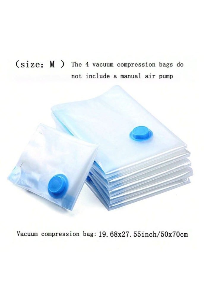 Vacuum Storage Bag Foldable Quilt and pillow Space Saver Organizer Bags - Image 4
