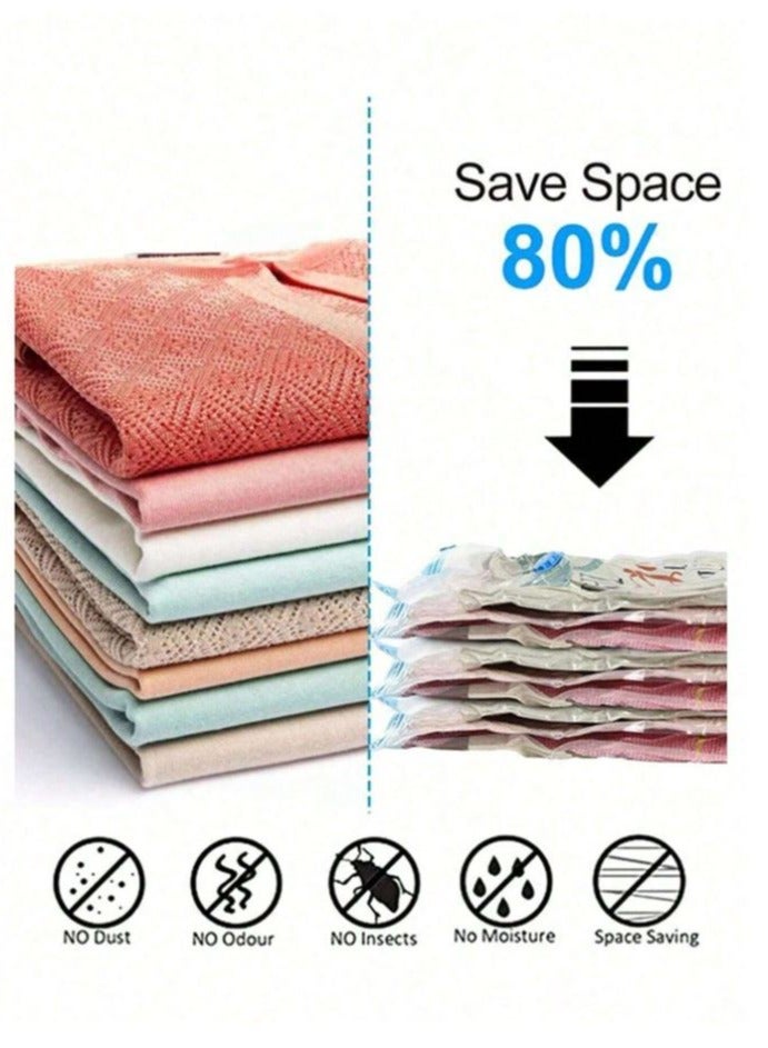 Vacuum Storage Bag Foldable Quilt and pillow Space Saver Organizer Bags - Image 1