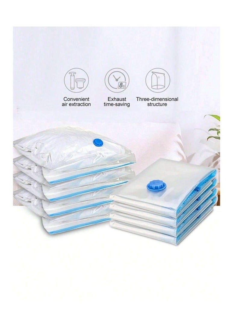 Vacuum Storage Bag Foldable Quilt and pillow Space Saver Organizer Bags - Image 2