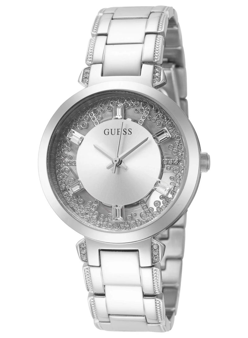 GUESS ساعة GUESS النسائية الكريستالية الواضحة - Image 3