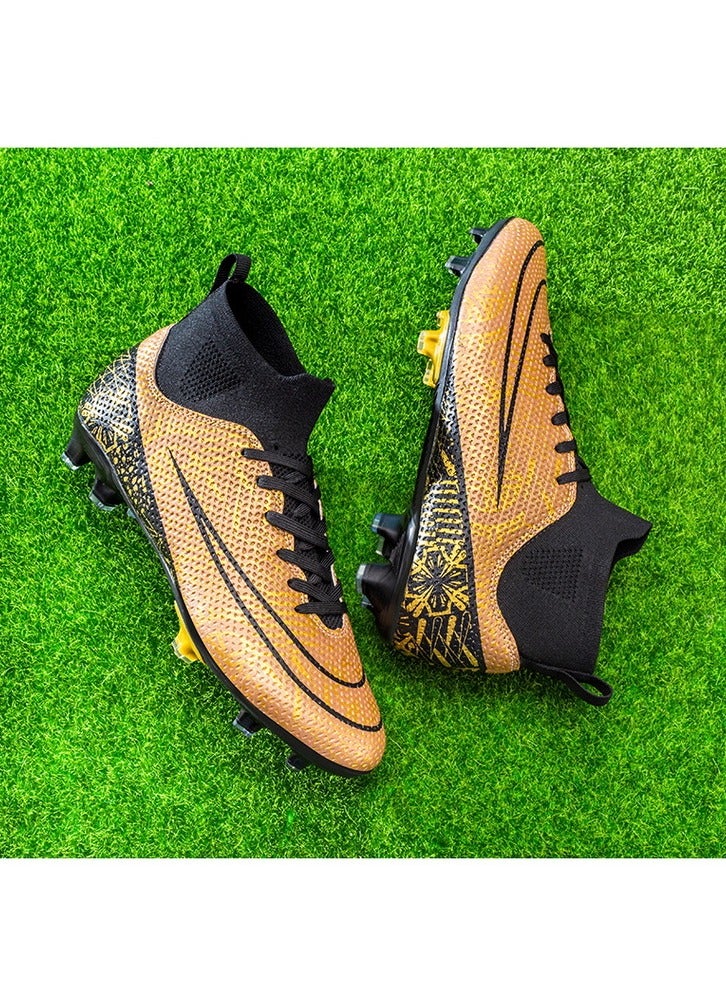 general High Top Soccer Boots Men's and Women's Soccer Boots - Boys Artificial Turf Spike Soccer Boots - Outdoor Training High Top Soccer Boots Competition Training Shoes - Image 2