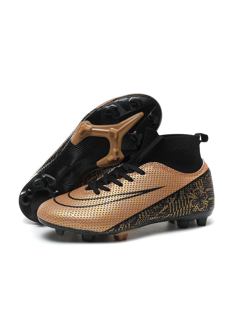 general High Top Soccer Boots Men's and Women's Soccer Boots - Boys Artificial Turf Spike Soccer Boots - Outdoor Training High Top Soccer Boots Competition Training Shoes - Image 1