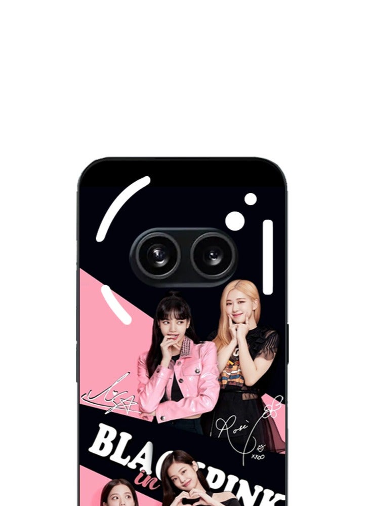 Service Zone Protective Mobile Back Cover Black & Pink Girl Group For  Nothing Phone 2A 5G - Image 2
