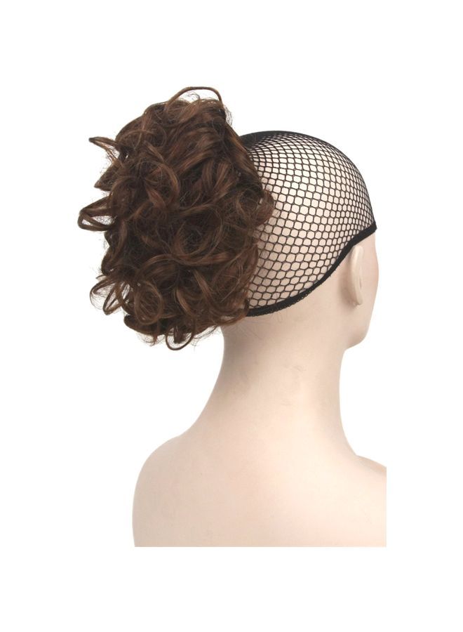 Loquat Ponytail Curly Hair Extension Brown