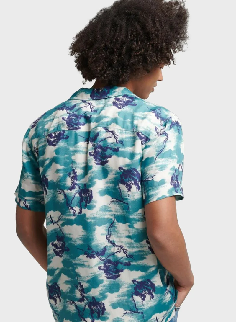 Superdry Cloud Print Regular Fit Shirt