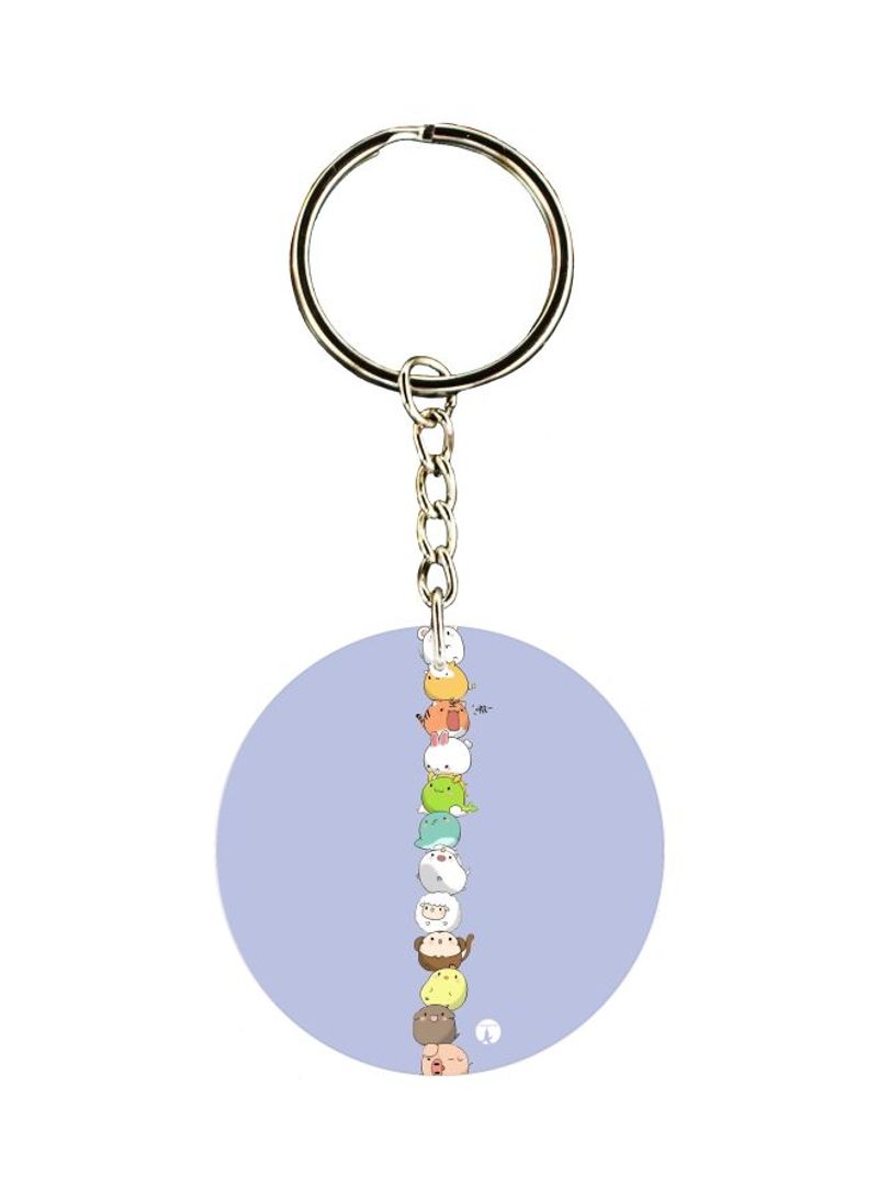 RKN One Sided Printed Keychain