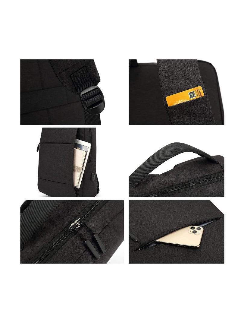 كول بيل حقيبة ظهر كمبيوتر الأعمال حقيبة ظهر بسيطة مقاومة للماء من النايلون للرجال - Image 3