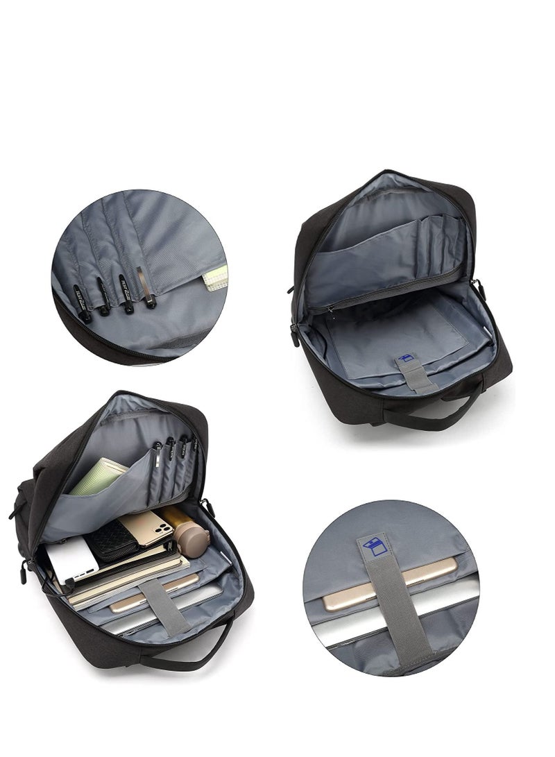 كول بيل حقيبة ظهر كمبيوتر الأعمال حقيبة ظهر بسيطة مقاومة للماء من النايلون للرجال - Image 5