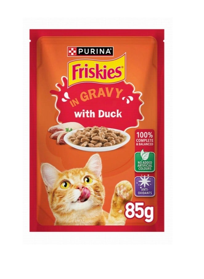 Friskies wet food with duck in jelly 85 g