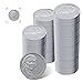 YTYOTO 100 Pcs Fake Coins for Kids Learning Plastic Play Coins for Teaching 100 Nickels for Kids Pretend Play Store Or Cash Register - Image 2