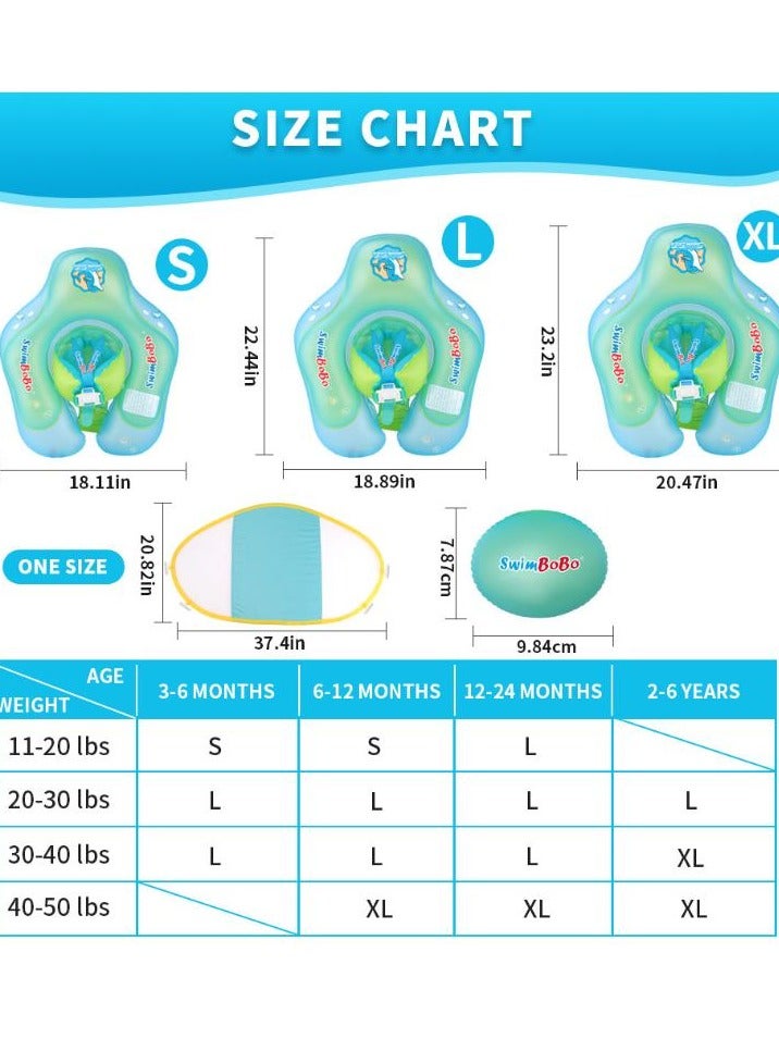 Baby sunscreen swim ring, size S - Image 4