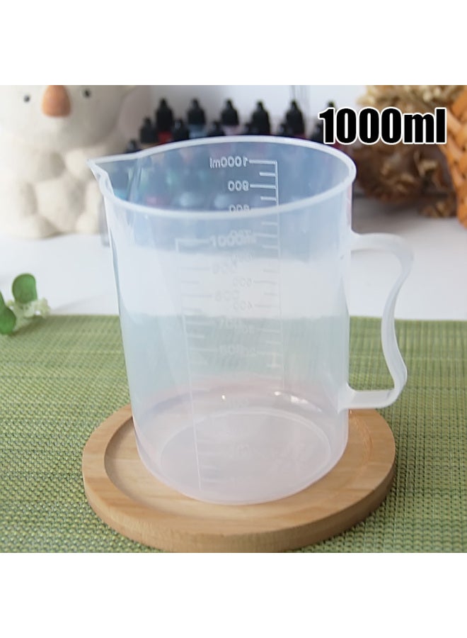 Food Grade Household Plastic Measuring Cup Milk Tea Shop Handmade Soap DIY Tool With Scale Cup Commercial Large Capacity Beaker-Color:3000ml With Handle-Capacity:Default Item - Image 5