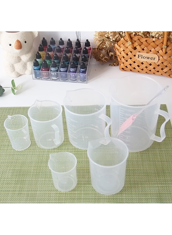 Food Grade Household Plastic Measuring Cup Milk Tea Shop Handmade Soap DIY Tool With Scale Cup Commercial Large Capacity Beaker-Color:3000ml With Handle-Capacity:Default Item - Image 4