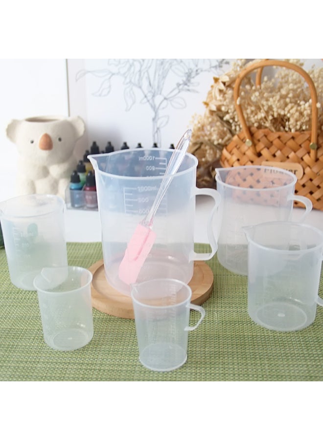 Food Grade Household Plastic Measuring Cup Milk Tea Shop Handmade Soap DIY Tool With Scale Cup Commercial Large Capacity Beaker-Color:3000ml With Handle-Capacity:Default Item - Image 3