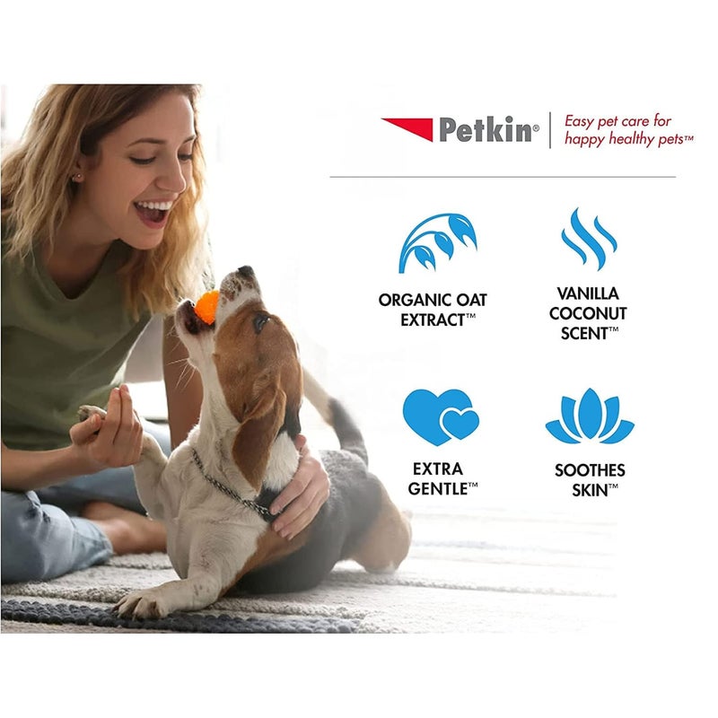 Petkin Big n' Thick Petwipes for Dogs and Cats, Wipes Away Daily Dirt and Odor, Cleans Face, Ears, Body and Eye Area, Super Convenient, Ideal for Home or Travel 100 Wipes - Image 5