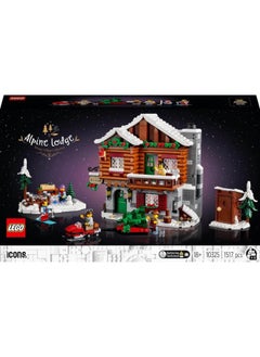 LEGO Icons Alpine Lodge 10325 Building Toy Set (1517 Pieces)  - Image 1