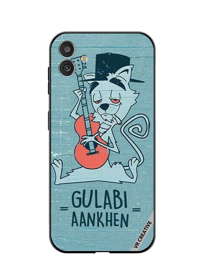 VR CREATIVE Protective Case Cover For Samsung Galaxy M13 5G Gulabi Aankein Design Multicolour - Image 1