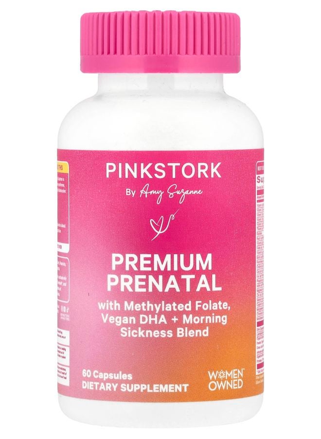 Pink Stork Premium Prenatal 60 Capsules - Image 1