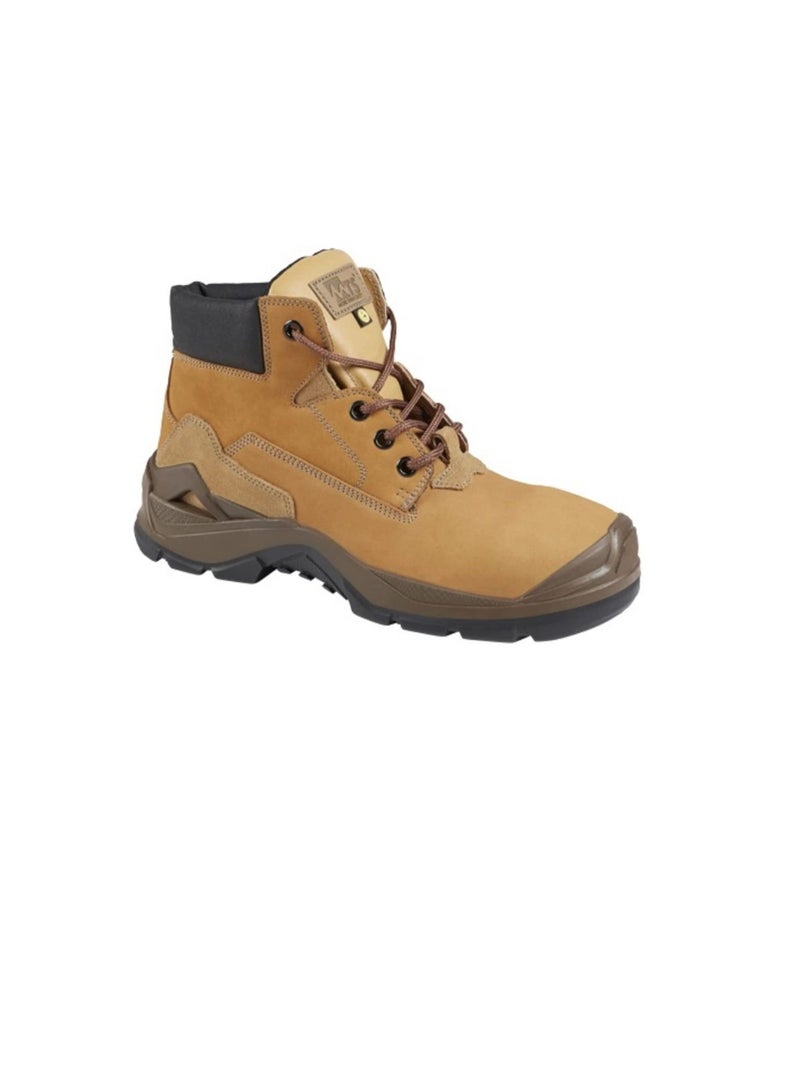 Honeywell MTS By Honeywell Professionals Engineers Leather ESD Protected Safety Shoes, Mesh Breathable Lightweight Comfortable Steel Toe Industrial Construction Slip Resistant Boot (U.E 41 - UK 7)  - Image 1