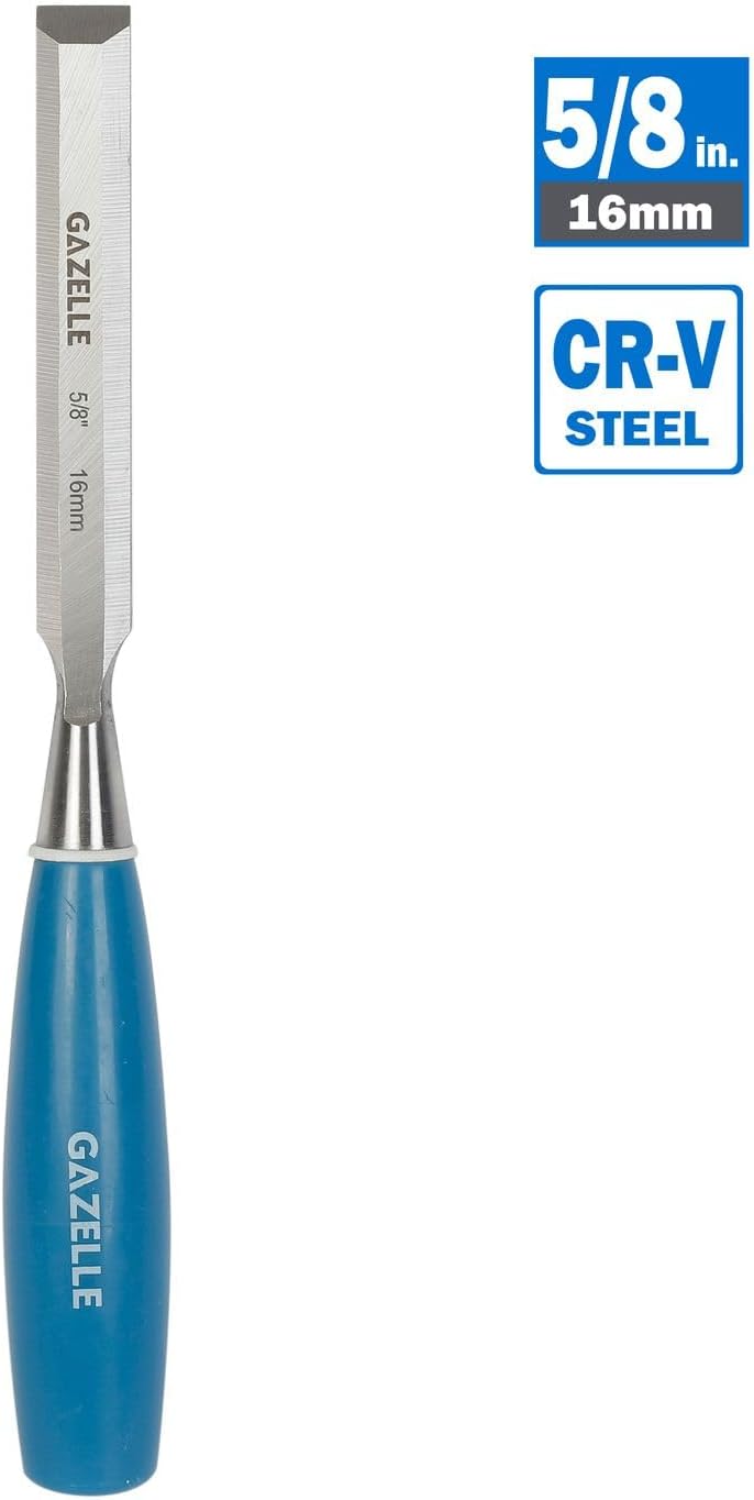 Gazelle 5/8 Inch Bevel Edge Wood Chisel - Image 1